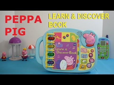 Peppa Pig Learn and Discover Book Vtech DEMONSTRATION