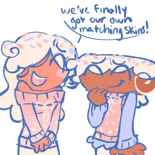 "healer trio's matching skins" — original comic by @2muchpop (on tiktok) | #dandysworld #comicdub