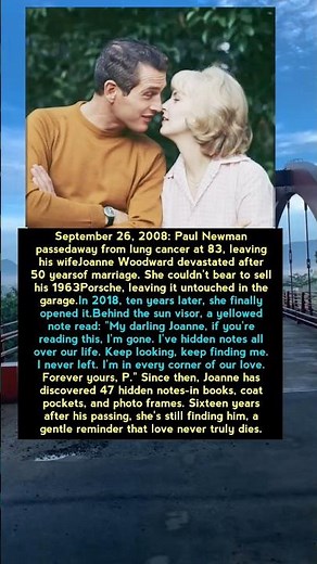 ❤"The Secret Letters Joanne Woodward Discovered 16 Years After Her Death"