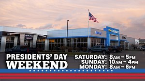 Visit Banks Chevrolet this Presidents Day Weekend for our largest sales event of the year! This is the one Sunday of the year that we're open to work this awesome event, so stop in and get an amazing deal on a new ride! Interested? Contact our full-service online sales team who can take care of all of the details before your visit, saving you time and money. See our huge selection and find your next vehicle at BanksAutos.com | Banks Chevrolet