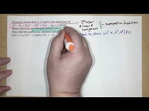 Strategy for solving linear differential equations (Diff. Eq.; Lecture 1-10; Spring 2026)