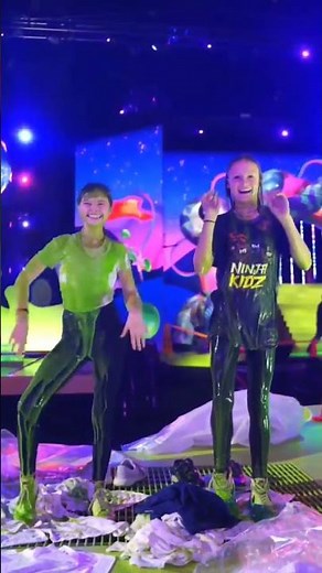 Salish Matter and Payton Delu dancing at kids choice awards // #salishmatter #paytondelu #shorts