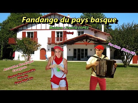 Fandango Du Pays Basque Par Retro63 Et son Accordéon Numérique Cavagnolo