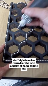 844K views · 21K reactions | I mean, I know why, but I still don’t understand how SO many people get so bent out of shape over a shelf. But, hey, to each their own. Honeycomb shelves are awesome. | J. Drew Fabrication & Design | Facebook