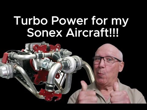 I'm hanging the turbo charged engine on my Sonex aircraft!!