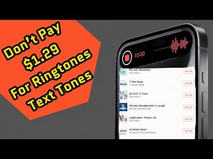 How To Use Any Song As Ringtone or Text Tone For iPhone iOS For Free!