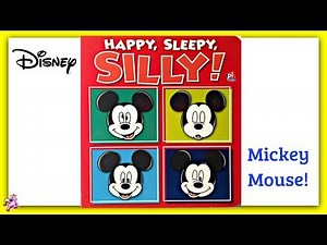 DISNEY MICKEY MOUSE "HAPPY, SLEEPY, SILLY!" - Read Aloud - Storybook for kids, children
