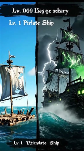 Pirate Ship Max Level Evolution.
