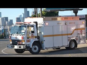 *Rare* Seattle FD Rescue 80 responding!