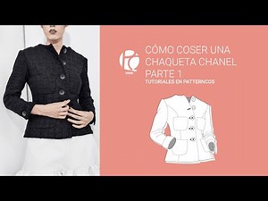 Chaqueta Chanel tutorial 1/4 | Patrón | Aprender a coser