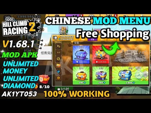 Hill Climb Racing 2 New V1.68.1 Chinese Mod APK link in MediaFire 💀