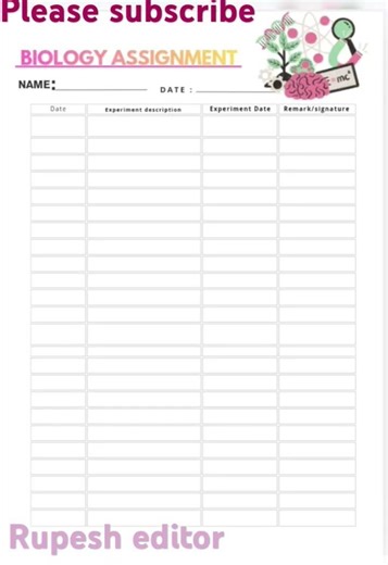 Index school assignment math, SST, biology, physics ,computer