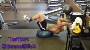 25K views · 817 reactions | I absolutely love this ab bulking exercise... it's the Low Cable Bosu-Ball Reverse Crunch!  | JamesEllisFit | Facebook