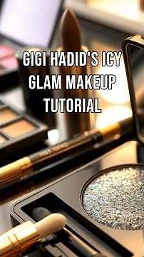 "Icy Glam Eyes & Frosted Lips Tutorial – Gigi Hadid's Runway Look"