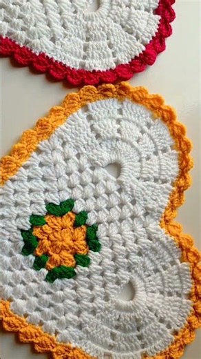 crochet table mat, crochet design #crochet#shortsvideo