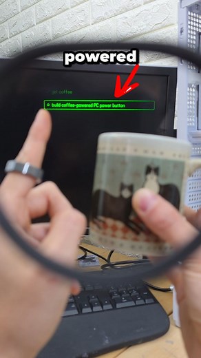 Building a coffee-powered PC power button so our computer can wake up with a warm cup of joe - with the @evenrealities G2 smart glasses and R1 ring helping out! from Conversate, Even AI and Health all shown in the video. #evenrealities #smartglasses #pctips #mryeester #EvenG2 | mryeester