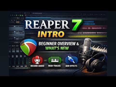 What’s New in REAPER 7 – Complete Beginner Overview