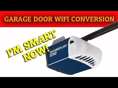 Converting My Old Garage Door Opener to WIFI - Chamberlain MyQ Install and Review