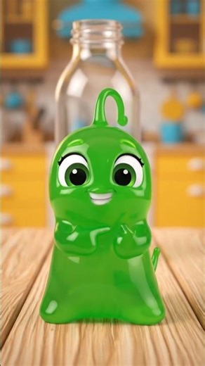 Meet Jello coming out of the Bottle