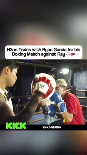 N3ON Gets HUMBLED Training With a Pro Boxer 😭📉 #n3on #ryangarcia