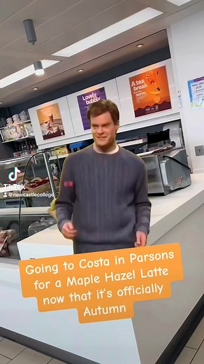 It’s Maple Hazel Latte season! 🍂 #helloautumn #pumpkinspicelatte #newcastlecollege #costa | Newcastle College