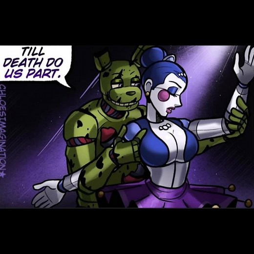 Amor eterno #fnaf #dub #comic #springtrap #ballora