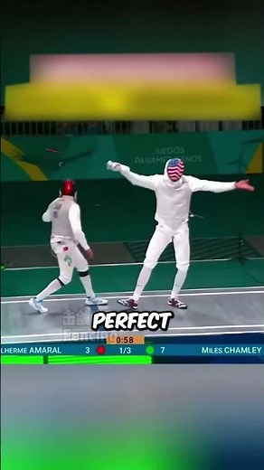 Miles Chamley-Watson #internationalfencing #2025 #USA #Foil #Fencing #Trickshot