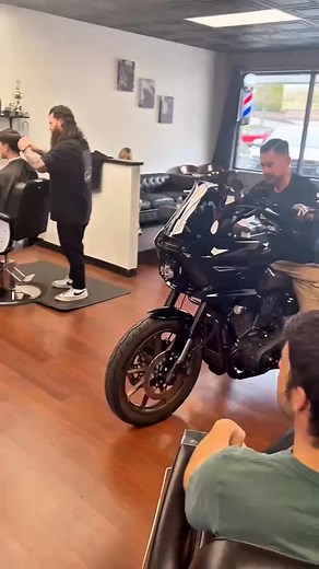 2K views · 57 reactions | Danny literally rode his bike into the barbershop for a quick touch-up  ✂️ Congratulations on your new 2023 Low Rider ST! From Erika and the entire Seacoast H-D Team, thank you. We appreciate you, Danny! Live Free and RIDE. | Seacoast Harley-Davidson | Facebook
