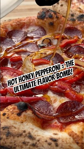 Hot Honey Pepperoni Pizza = The Ultimate Sweet & Spicy Combo! 🍕🔥