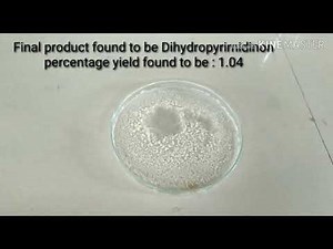 Synthesis of Dihydropyrimidinon from benzaldehyde