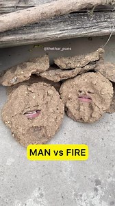 MAN vs FIRE 🔥 | Fire reacts 🤣 #fire #winter #cold #bonefire #reality #sarcasm #funnyreels #comedyreels #reelsfbviral #reelitfeelit #maalik #thetharpuns | Thethar Puns
