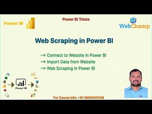 PBI_7: Web Scraping in Power BI || Import Data from Website in Power BI