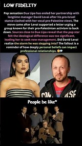 🌍 Dua Lipa Cuts Ties with Manager Over Israel-Palestine Rift!