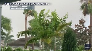 DRAMATIC NEW VIDEO! Watch as a tornado wreaked havoc in Palm Beach Gardens, FL on Wednesday, leaving behind uprooted trees & shattered windows. | WeatherNation