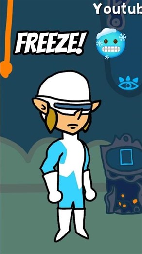 LINK GETS THE ICE POWER !🛡️🗡️ - BREATH OF THE WILD #shorts #animation #zelda