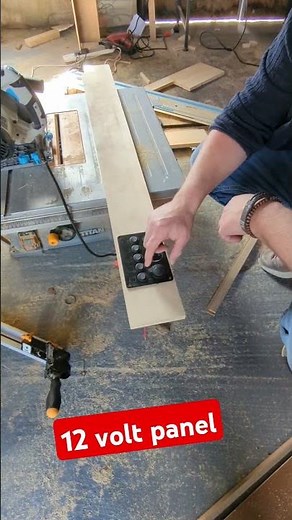 Just installing a 12v switch panel for the campervan #vqnadventuresuk #vanlife #vanconversion