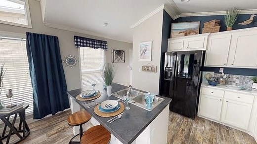 OakCreekHomes.com The brand new Mini-Mansion from Oak Creek Homes has way more space than a traditional tiny home. The Mini-Mansion 5640 is both luxurious and spacious and perfect for any location. Available in one and two bedroom configurations. Bigger than a tiny home, and a better value! | Oak Creek Homes