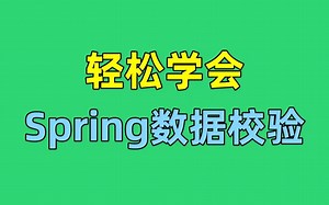 Spring数据校验，轻松学会，通俗易懂
