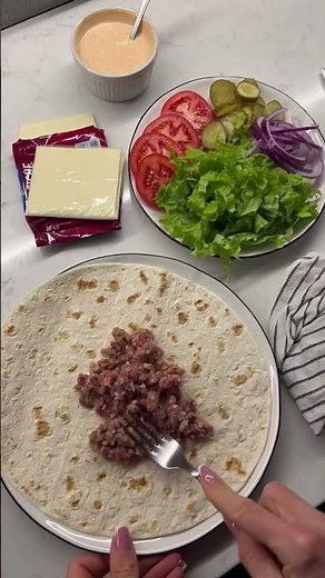 10-Minute VIRAL BIG MAC WRAP 🍔 | Easy & Healthy Recipe