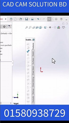 SolidWorks Toolbar Missing Fix | Restore CommandManager & Toolbars | SolidWorks Tutorial #cad