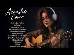 Beautiful 70s 80s 90s Soft Rock Acoustic Covers ( Girl Vocal ) - Greatest Love Songs Playlist