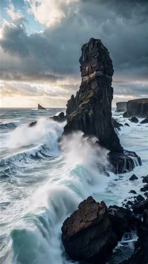 Frozen Canyon Waterfall in Iceland | Breathtaking Aerial View