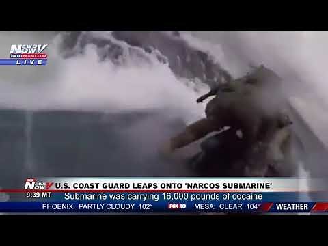 NARCO SUBMARINE: U.S. Coast Guard catches sub carrying 16,000lbs of cocaine