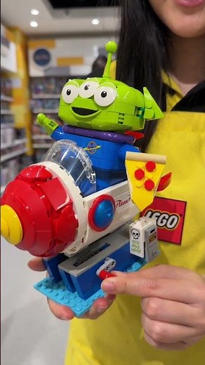 The new LEGO | Disney and Pixar Toy Story Alien with Pizza Planet Rocket Ride set is here!