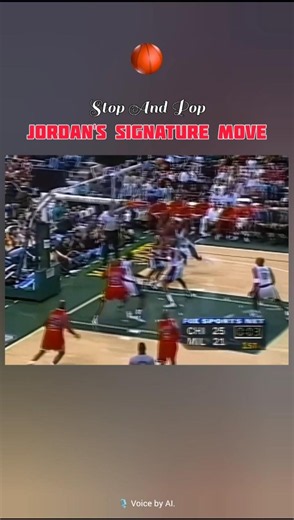 Stop-and-Pop Fadeaway | Michael Jordan Beats Allan Houston With a Baseline Move