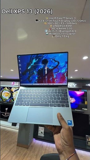 The new Dell XPS 13 (2026) is here! Ultra-light, premium design, powerful performance, and AI-ready.