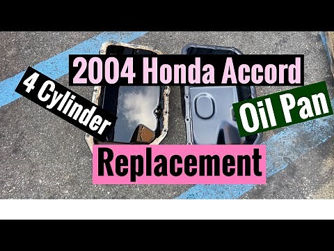 2004 Honda Accord 4 Cylinder Oil Pan Replacement