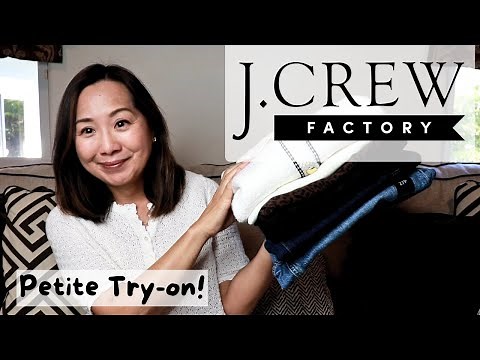 J.Crew Factory PETITE Fashion Haul! | Classic & Stylish Sweaters & Jeans! 👚👖| December 2025