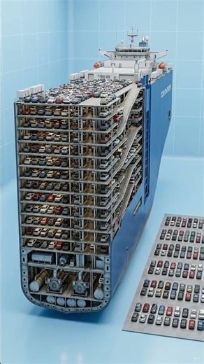 Car Carrier Ships Are Crazier Than You Think #mindblown #maritime
