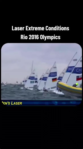 Rio 2016 – Extreme Day for the Laser Class 🌊 Strong winds and steep waves pushed sailors to the limit in Guanabara Bay. Boat handling, balance and mental strength became more important than pure speed. Many capsizes, broken rhythms and big score swings defined the day. Only the sailors who stayed calm and adaptable survived the conditions. A true reminder that Olympic sailing rewards resilience, not perfection ⚓ #sail #sailing #boat #boating #olympics